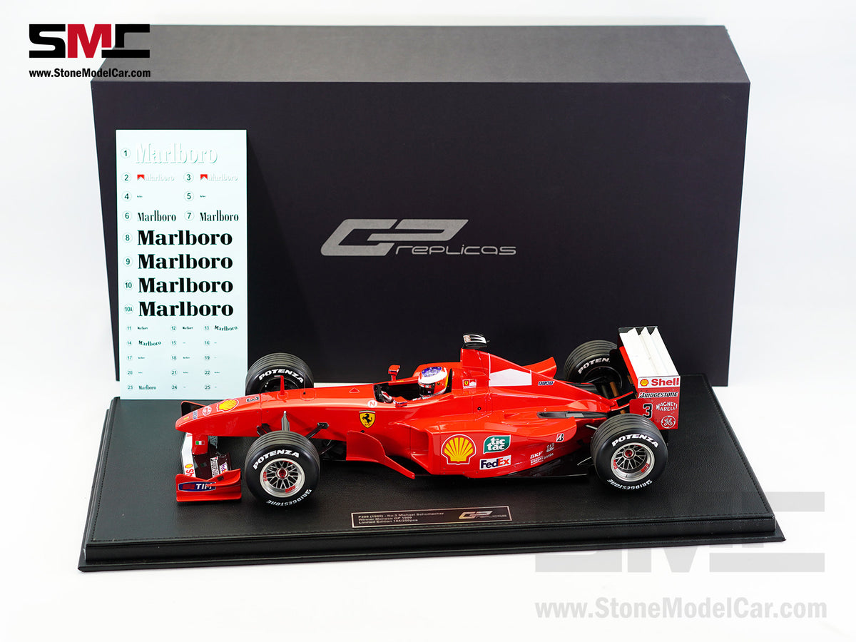Ferrari F1 F399 #3 Michael Schumacher Monaco GP Winner 1999 1:12 GP REPLICAS with Driver + Decal