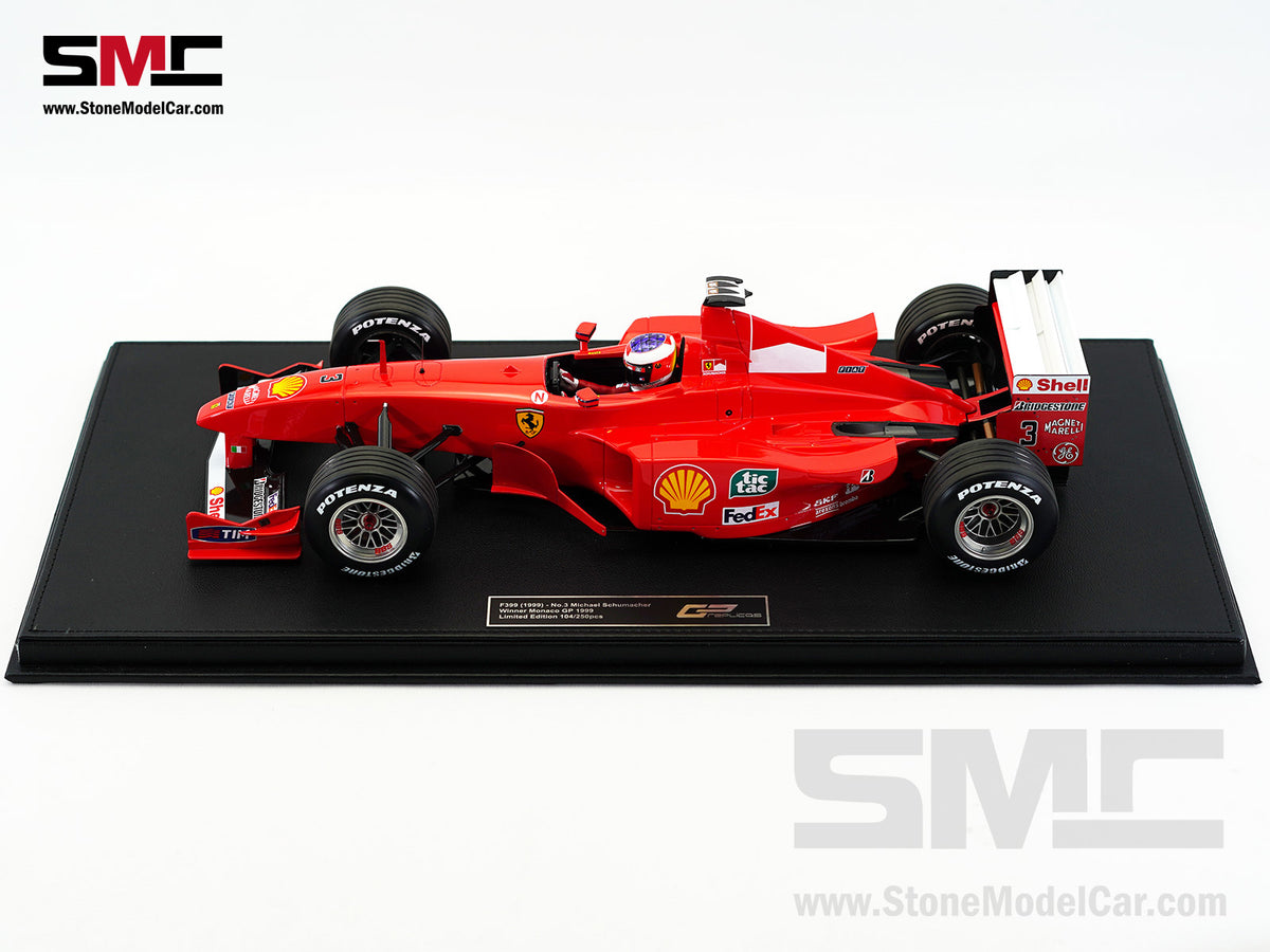 Ferrari F1 F399 #3 Michael Schumacher Monaco GP Winner 1999 1:12 GP REPLICAS with Driver + Decal
