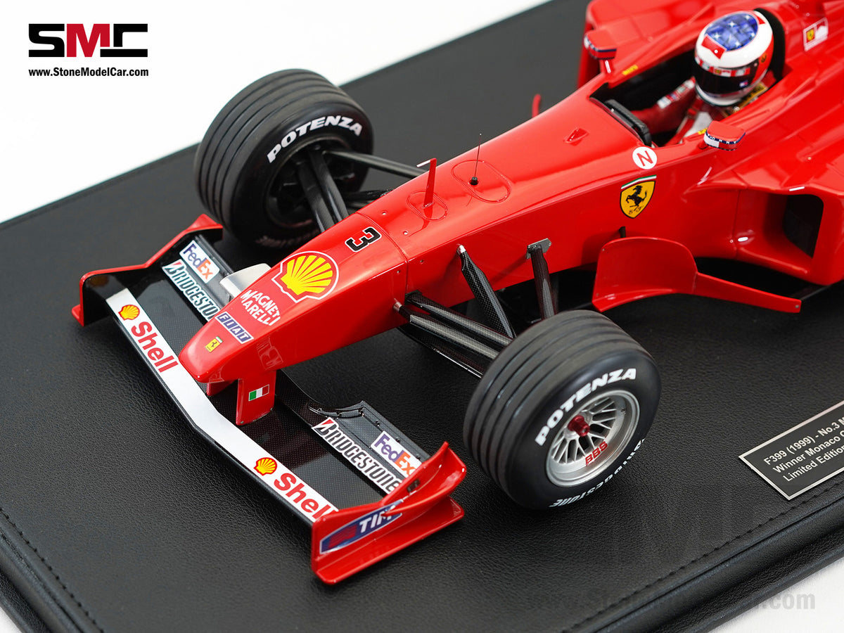 Ferrari F1 F399 #3 Michael Schumacher Monaco GP Winner 1999 1:12 GP REPLICAS with Driver + Decal