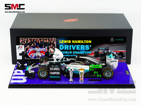 2015 3x World Champion Mercedes F1 W06 #44 Lewis Hamilton US GP 1:18 Spark Special Figure Edition