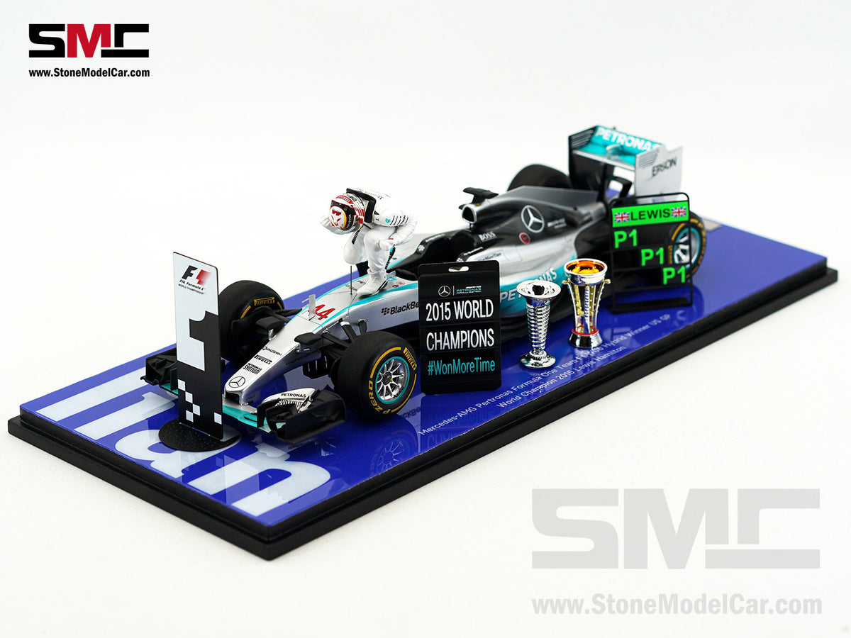 2015 3x World Champion Mercedes F1 W06 #44 Lewis Hamilton US GP 1:18 Spark Special Figure Edition