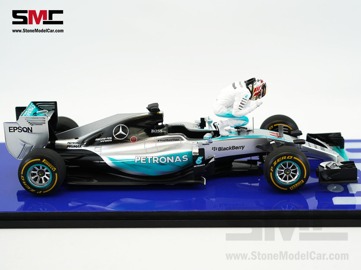 2015 3x World Champion Mercedes F1 W06 #44 Lewis Hamilton US GP 1:18 Spark Special Figure Edition