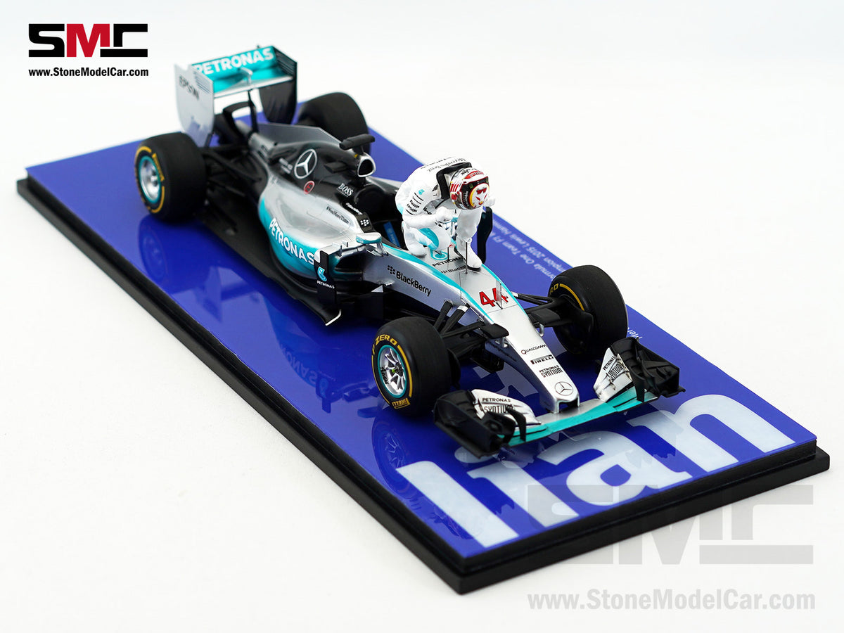 2015 3x World Champion Mercedes F1 W06 #44 Lewis Hamilton US GP 1:18 Spark Special Figure Edition
