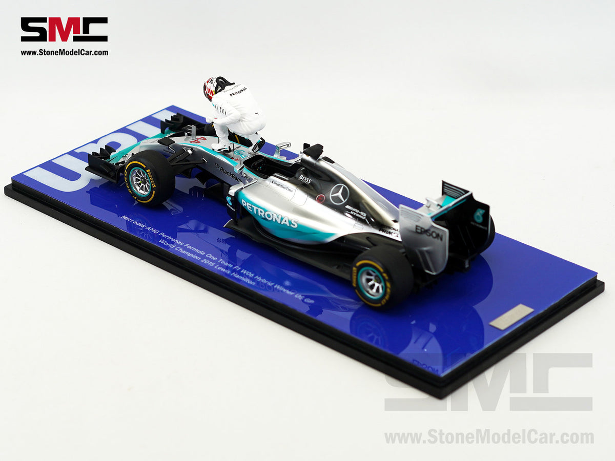 2015 3x World Champion Mercedes F1 W06 #44 Lewis Hamilton US GP 1:18 Spark Special Figure Edition