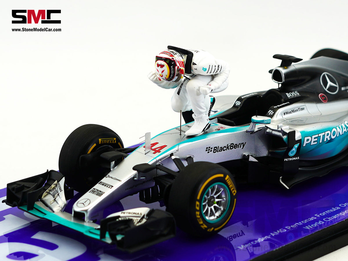 2015 3x World Champion Mercedes F1 W06 #44 Lewis Hamilton US GP 1:18 Spark Special Figure Edition