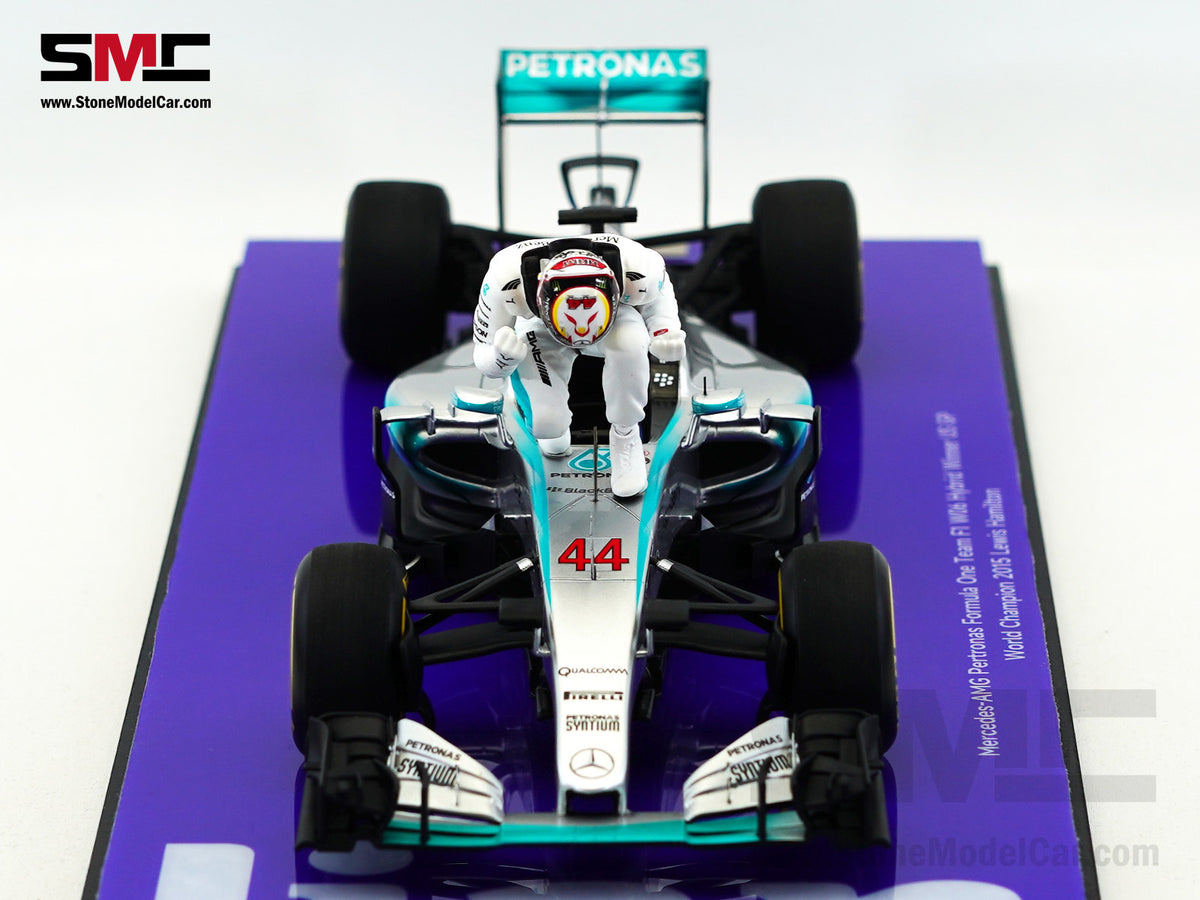 2015 3x World Champion Mercedes F1 W06 #44 Lewis Hamilton US GP 1:18 Spark Special Figure Edition