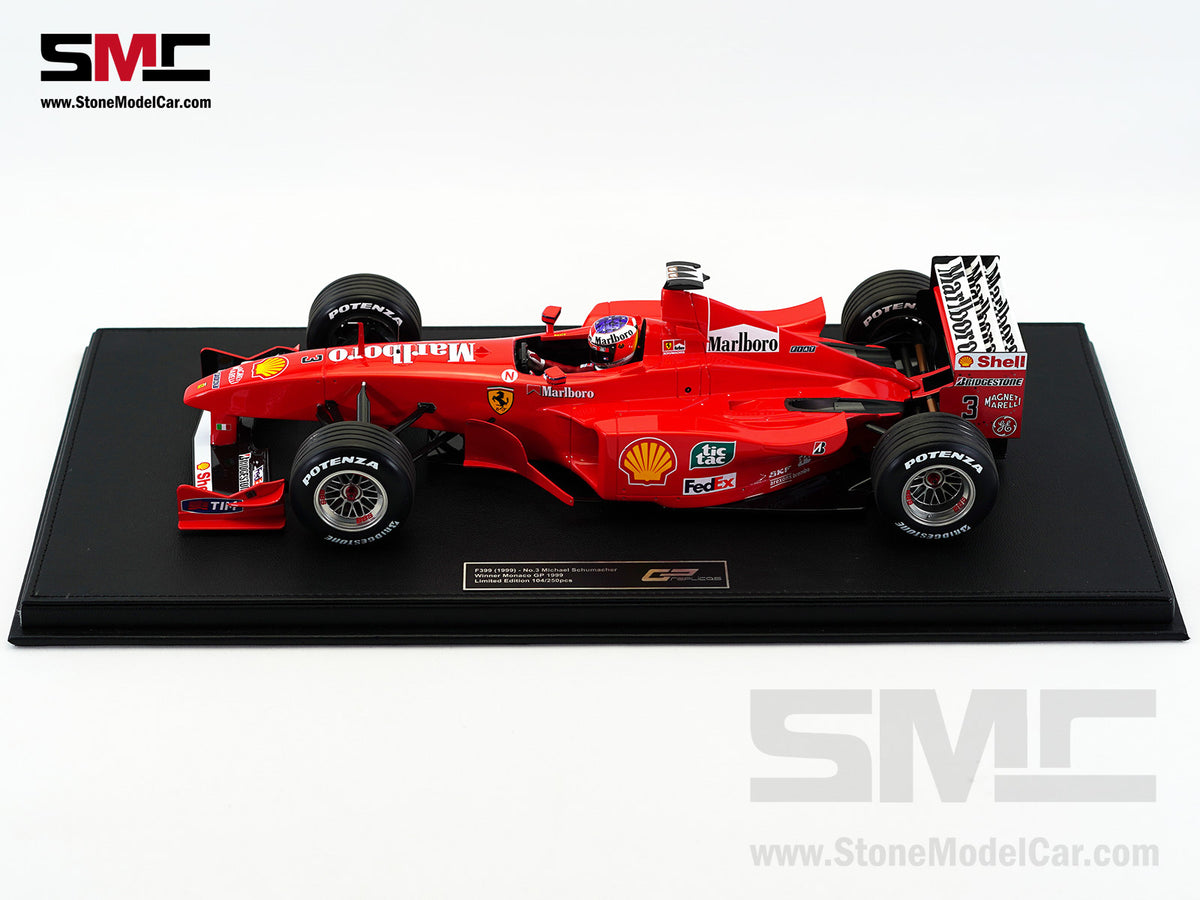 Ferrari F1 F399 #3 Michael Schumacher Monaco GP Winner 1999 1:12 GP REPLICAS with Driver & Decal