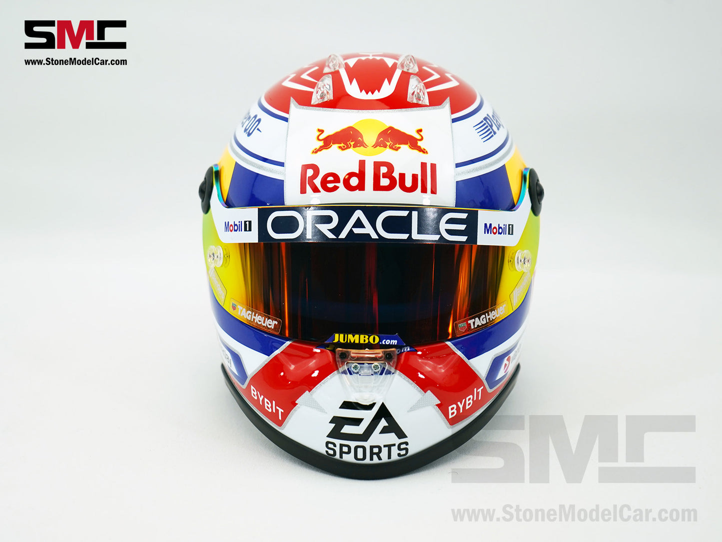 Red Bull F1 RB19 #1 Max Verstappen Qatar Sprint Race 2023 Schuberth 1:2 Miniature Helmet