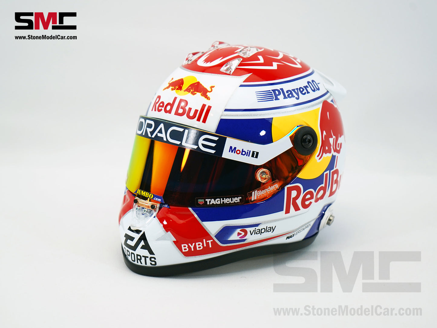 Red Bull F1 RB19 #1 Max Verstappen Qatar Sprint Race 2023 Schuberth 1:2 Miniature Helmet