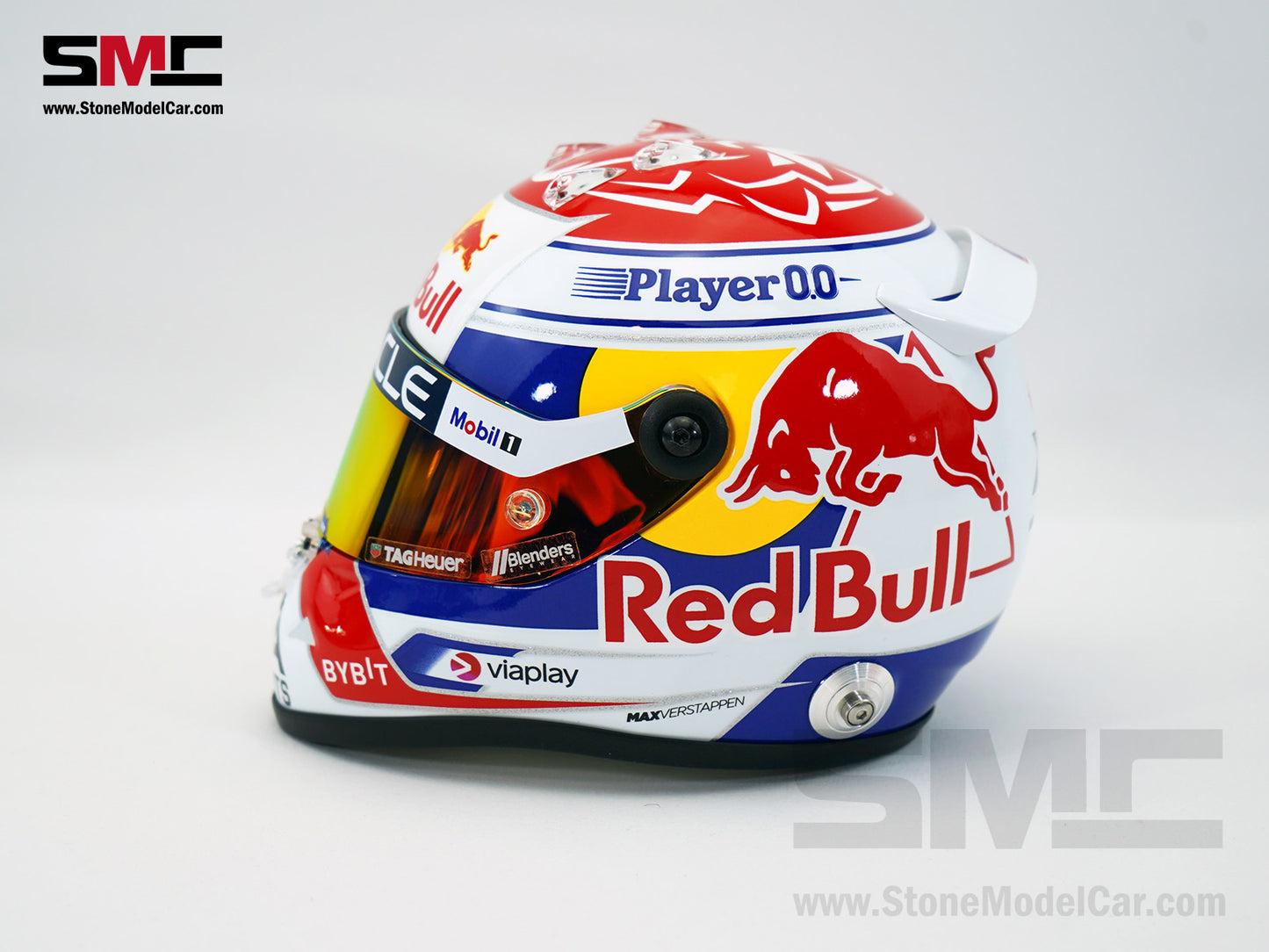 Red Bull F1 RB19 #1 Max Verstappen Qatar Sprint Race 2023 Schuberth 1:2 Miniature Helmet