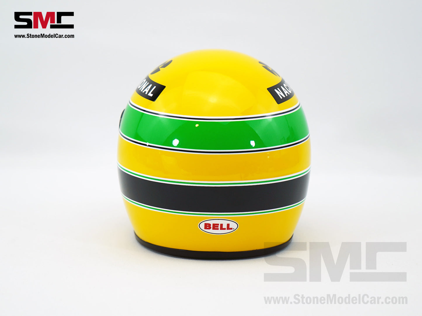 Mclaren MP4/4 #12 Ayrton Senna 1988 F1 World Champion 1:2 Bell Miniature Helmet with Decal