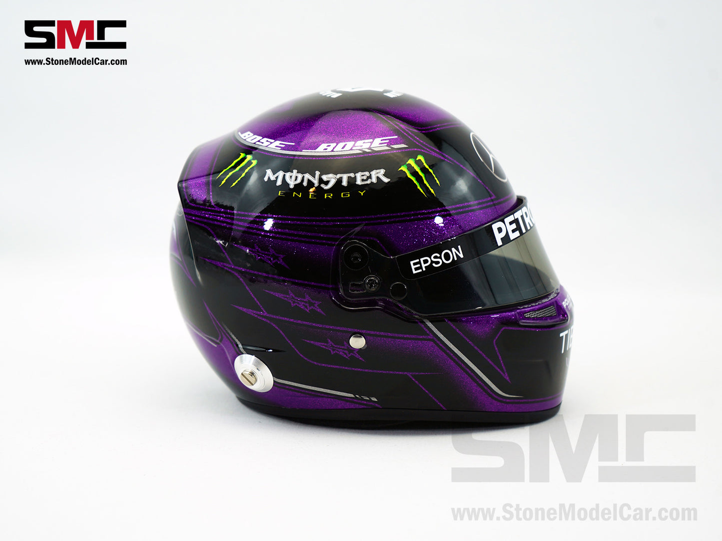 Mercedes F1 W11 #44 Lewis Hamilton Year 2020 7x Times World Champion BELL 1:2 Miniature Helmet