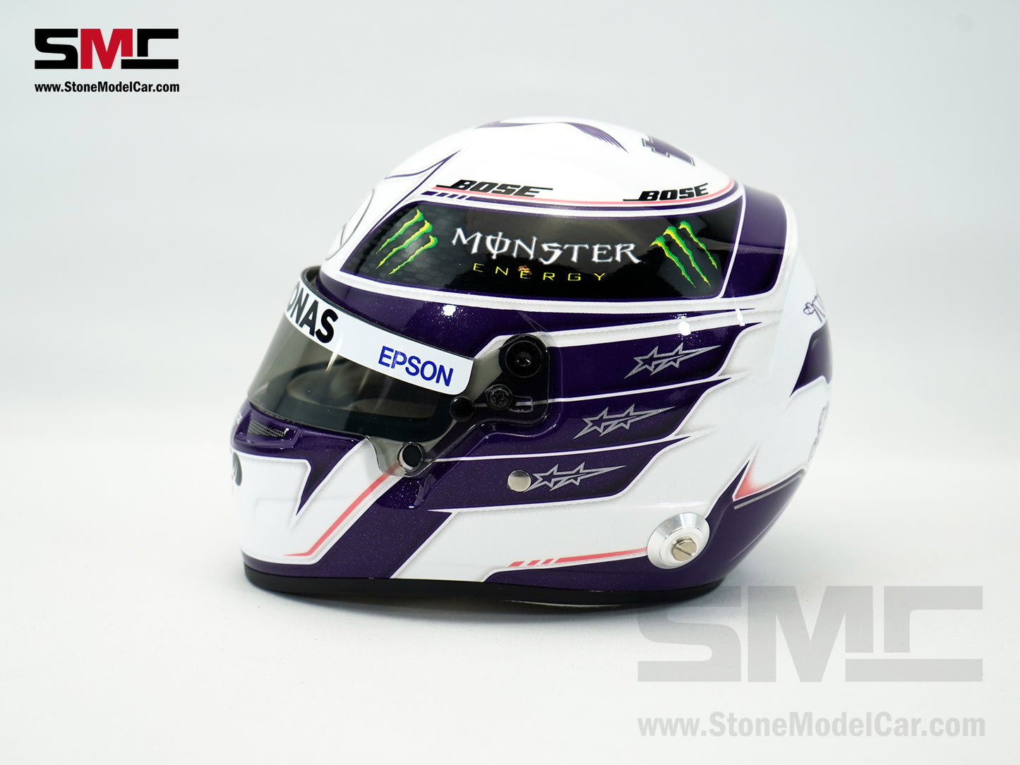 Mercedes F1 W11 #44 Lewis Hamilton Pre-Season Test Silverstone 2020 7x Times World Champion BELL 1:2 Helmet