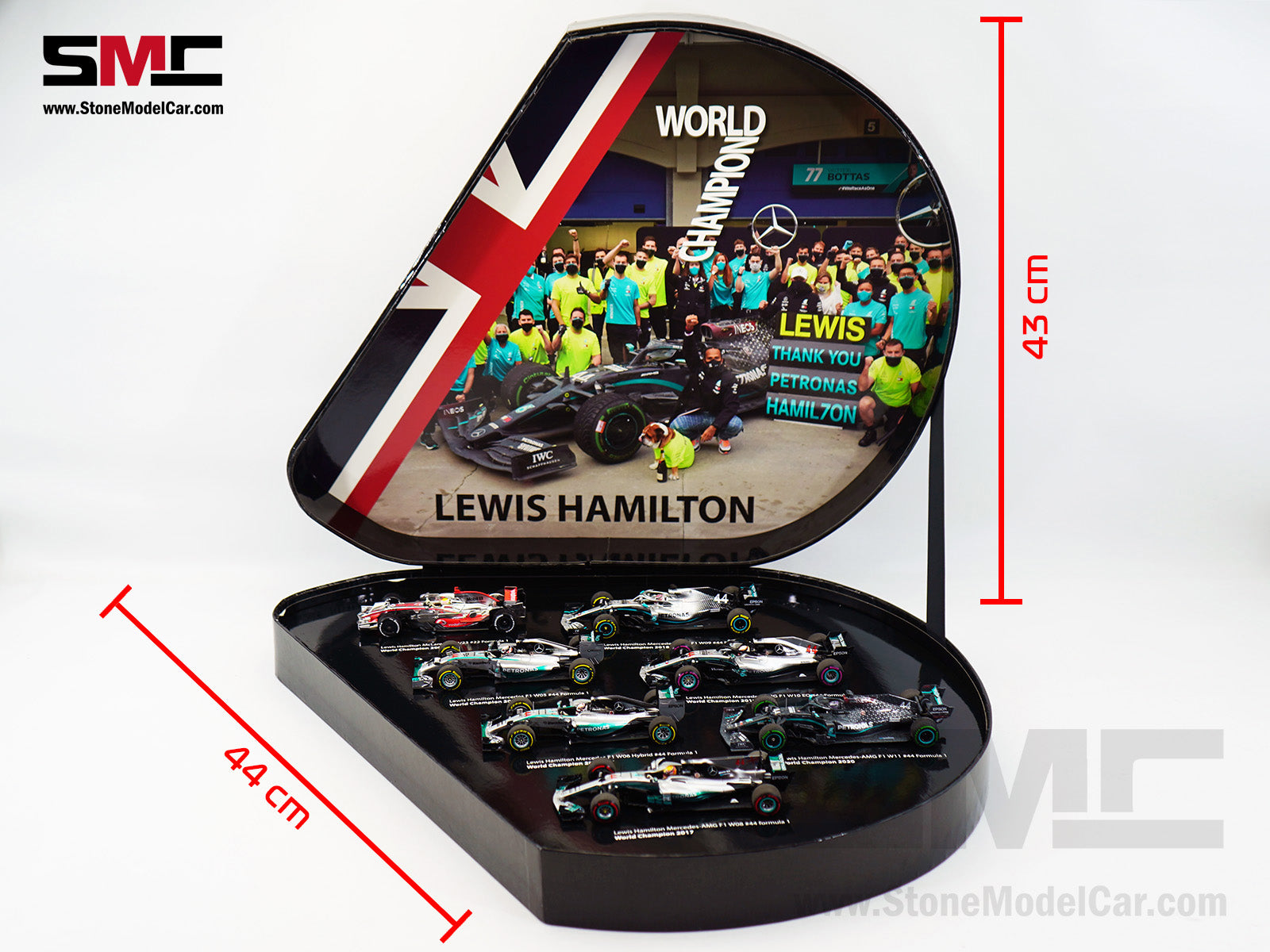 2020 7x World Champion Mercedes F1 #44 Lewis Hamilton 7-Car Set 1