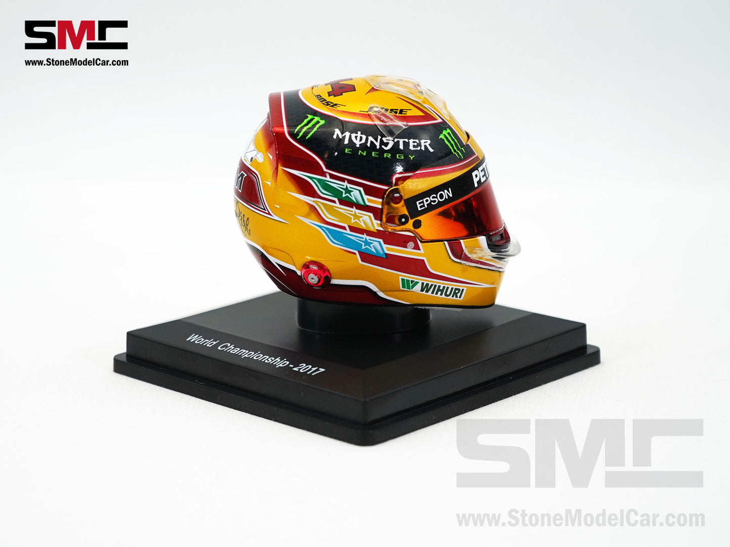 Mercedes F1 W08 #44 Lewis Hamilton Mexico GP 2017 4x Times World Champion Spark 1:5 Helmet
