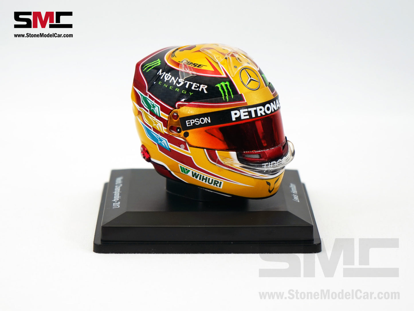Mercedes F1 W08 #44 Lewis Hamilton Mexico GP 2017 4x Times World Champion Spark 1:5 Helmet