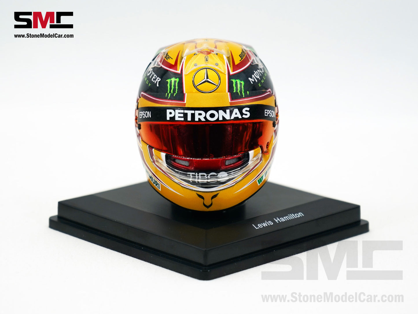 Mercedes F1 W08 #44 Lewis Hamilton Mexico GP 2017 4x Times World Champion Spark 1:5 Helmet