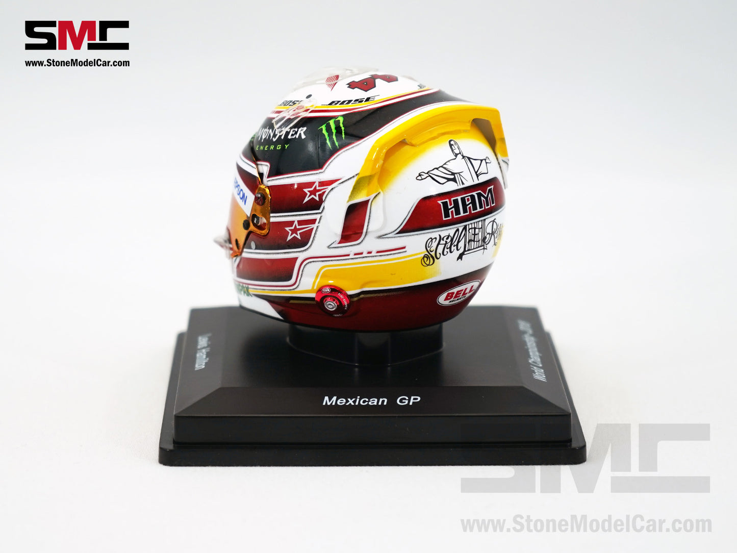 Mercedes F1 W09 #44 Lewis Hamilton Mexico GP 2018 5x Times World Champion Spark 1:5 Helmet