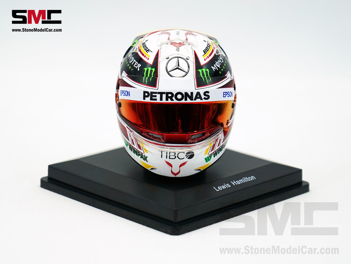 Mercedes F1 W09 #44 Lewis Hamilton Mexico GP 2018 5x Times World Champion Spark 1:5 Helmet