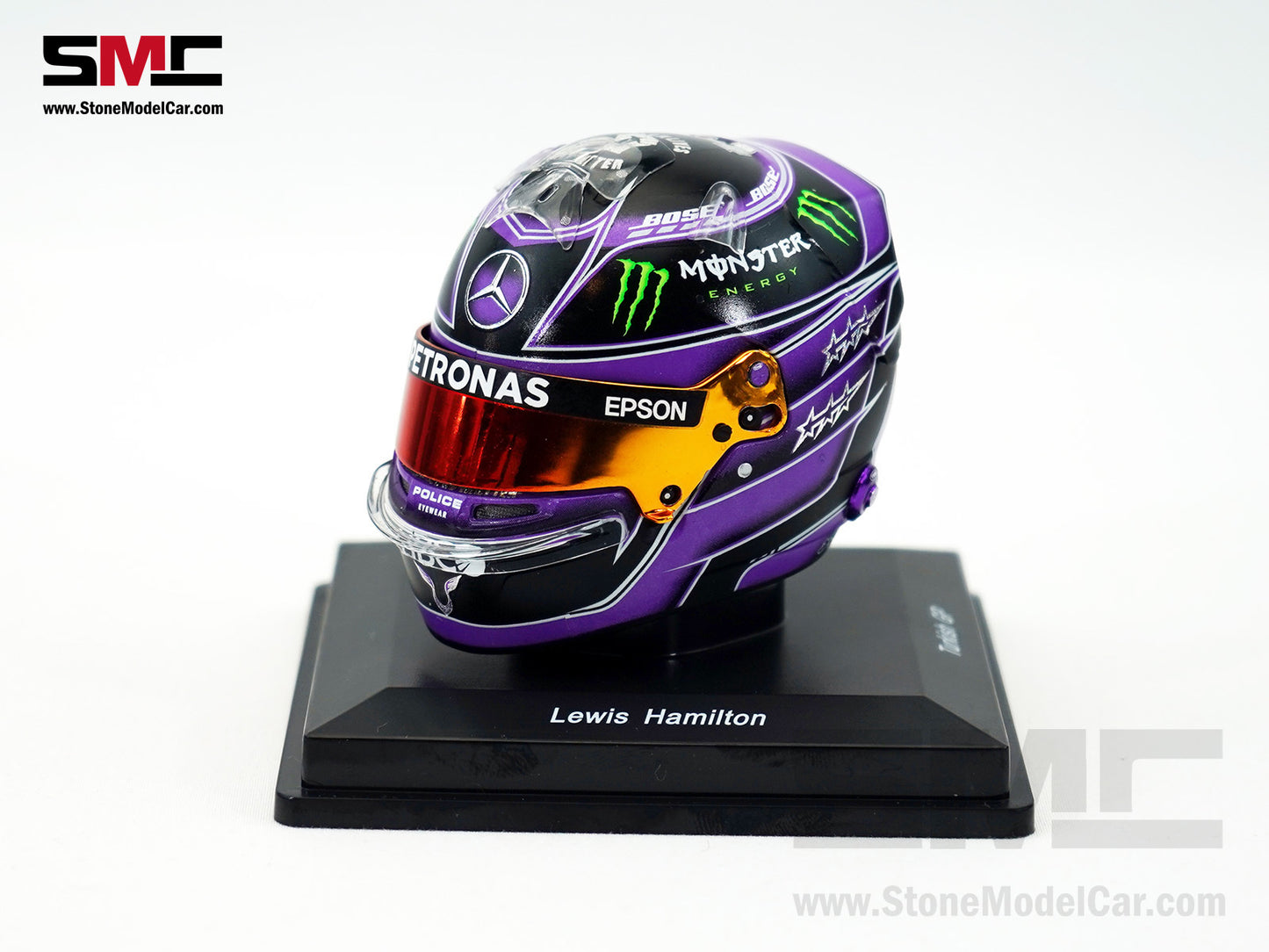 Mercedes F1 W11 #44 Lewis Hamilton Turkish GP 2020 7x Times World Champion Spark 1:5 Helmet