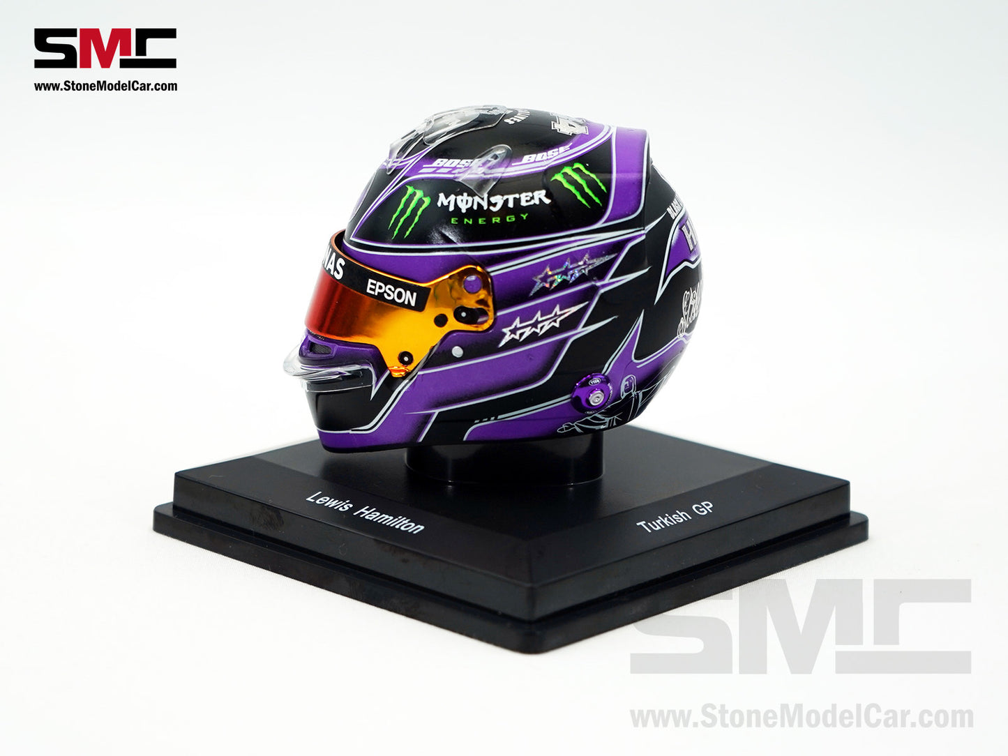 Mercedes F1 W11 #44 Lewis Hamilton Turkish GP 2020 7x Times World Champion Spark 1:5 Helmet