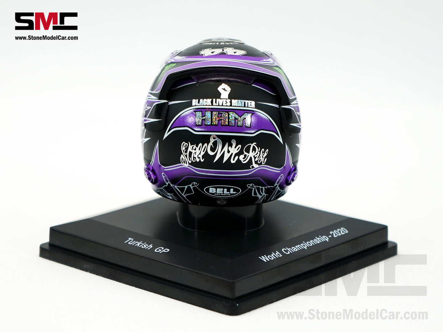 Mercedes F1 W11 #44 Lewis Hamilton Turkish GP 2020 7x Times World Champion Spark 1:5 Helmet