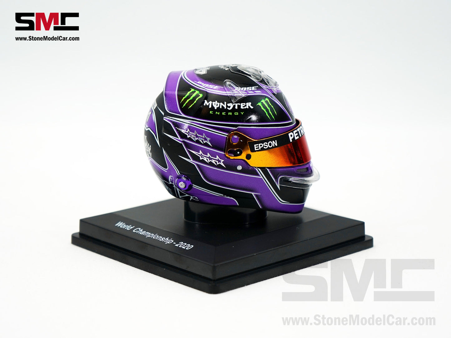 Mercedes F1 W11 #44 Lewis Hamilton Turkish GP 2020 7x Times World Champion Spark 1:5 Helmet