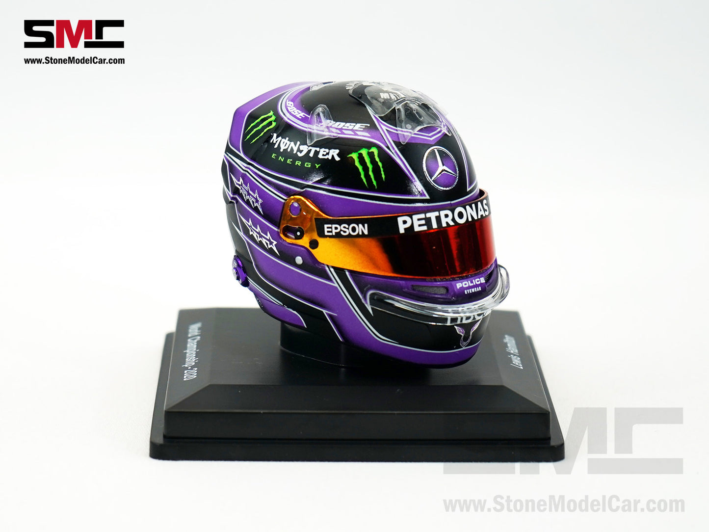 Mercedes F1 W11 #44 Lewis Hamilton Turkish GP 2020 7x Times World Champion Spark 1:5 Helmet