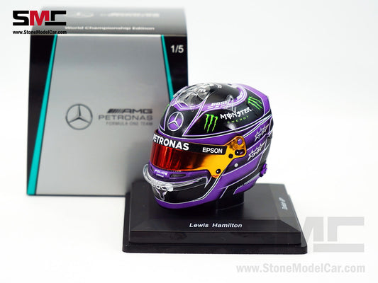 Mercedes F1 W11 #44 Lewis Hamilton Turkish GP 2020 7x Times World Champion Spark 1:5 Helmet