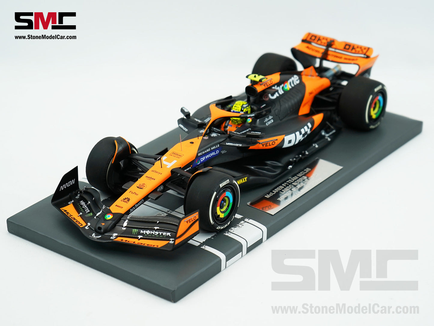 McLaren F1 MCL38 #4 Lando Norris Miami GP 2024 1st Career Win 1:18 MINICHAMPS