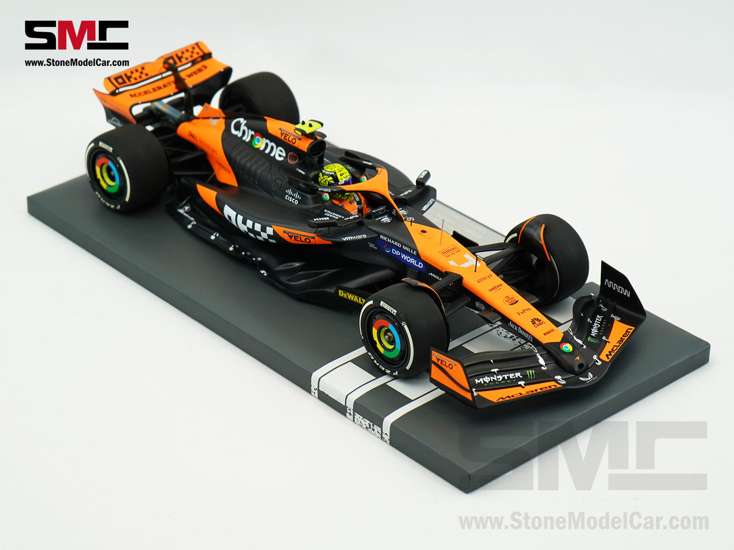 McLaren F1 MCL38 #4 Lando Norris Miami GP 2024 1st Career Win 1:18 MINICHAMPS