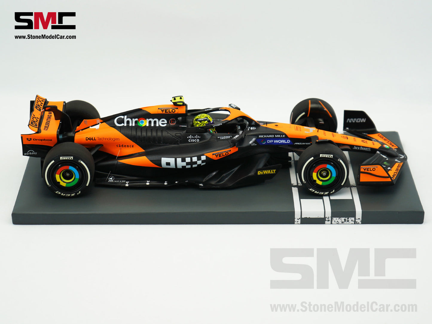 McLaren F1 MCL38 #4 Lando Norris Miami GP 2024 1st Career Win 1:18 MINICHAMPS
