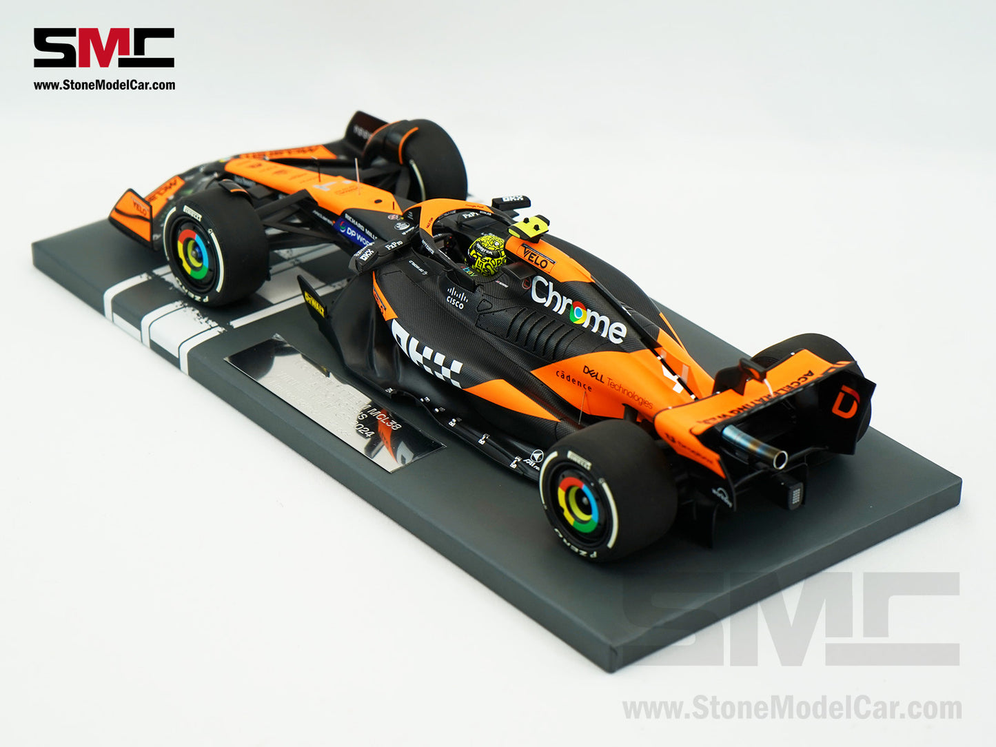 McLaren F1 MCL38 #4 Lando Norris Miami GP 2024 1st Career Win 1:18 MINICHAMPS