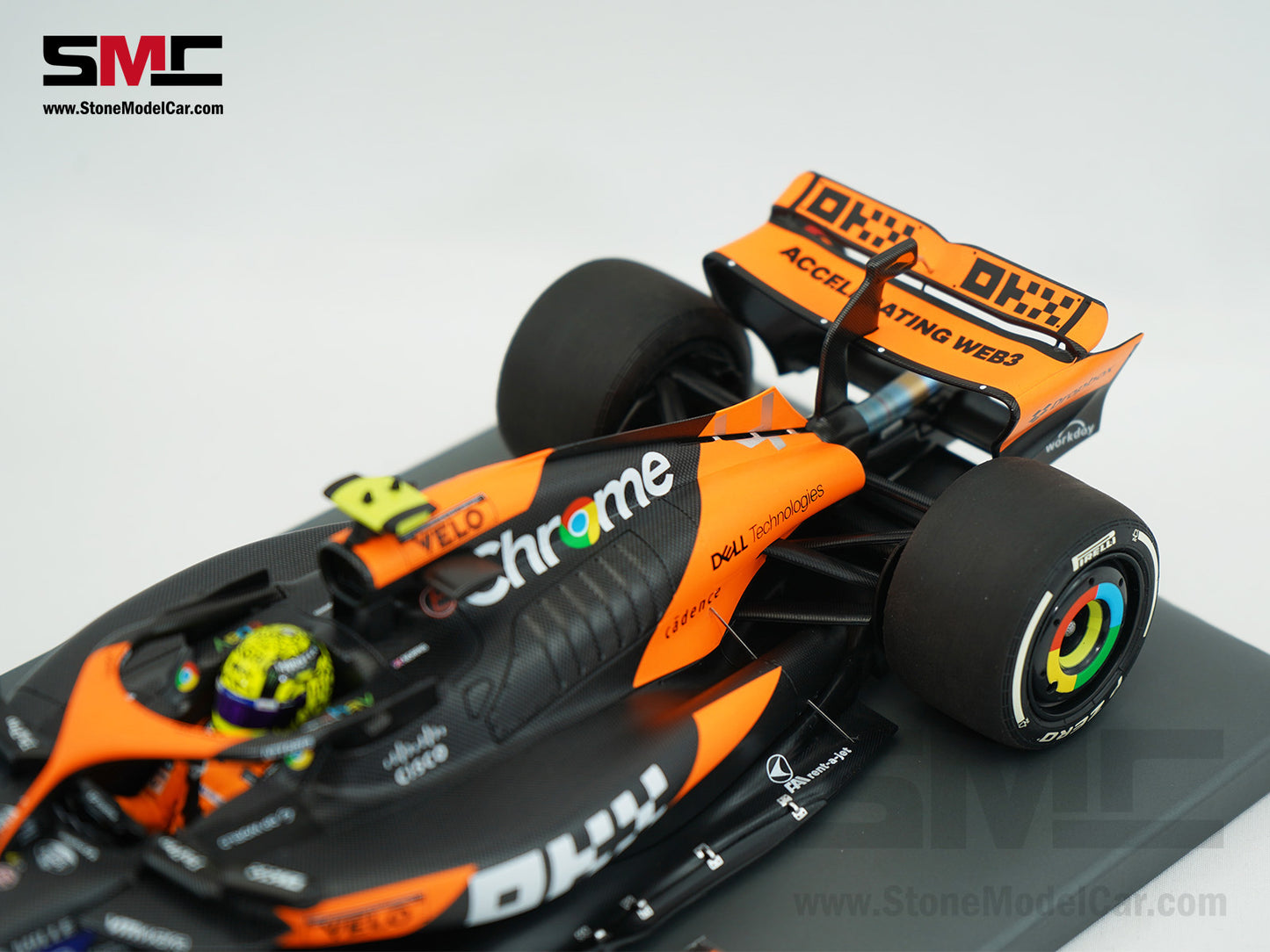 McLaren F1 MCL38 #4 Lando Norris Miami GP 2024 1st Career Win 1:18 MINICHAMPS