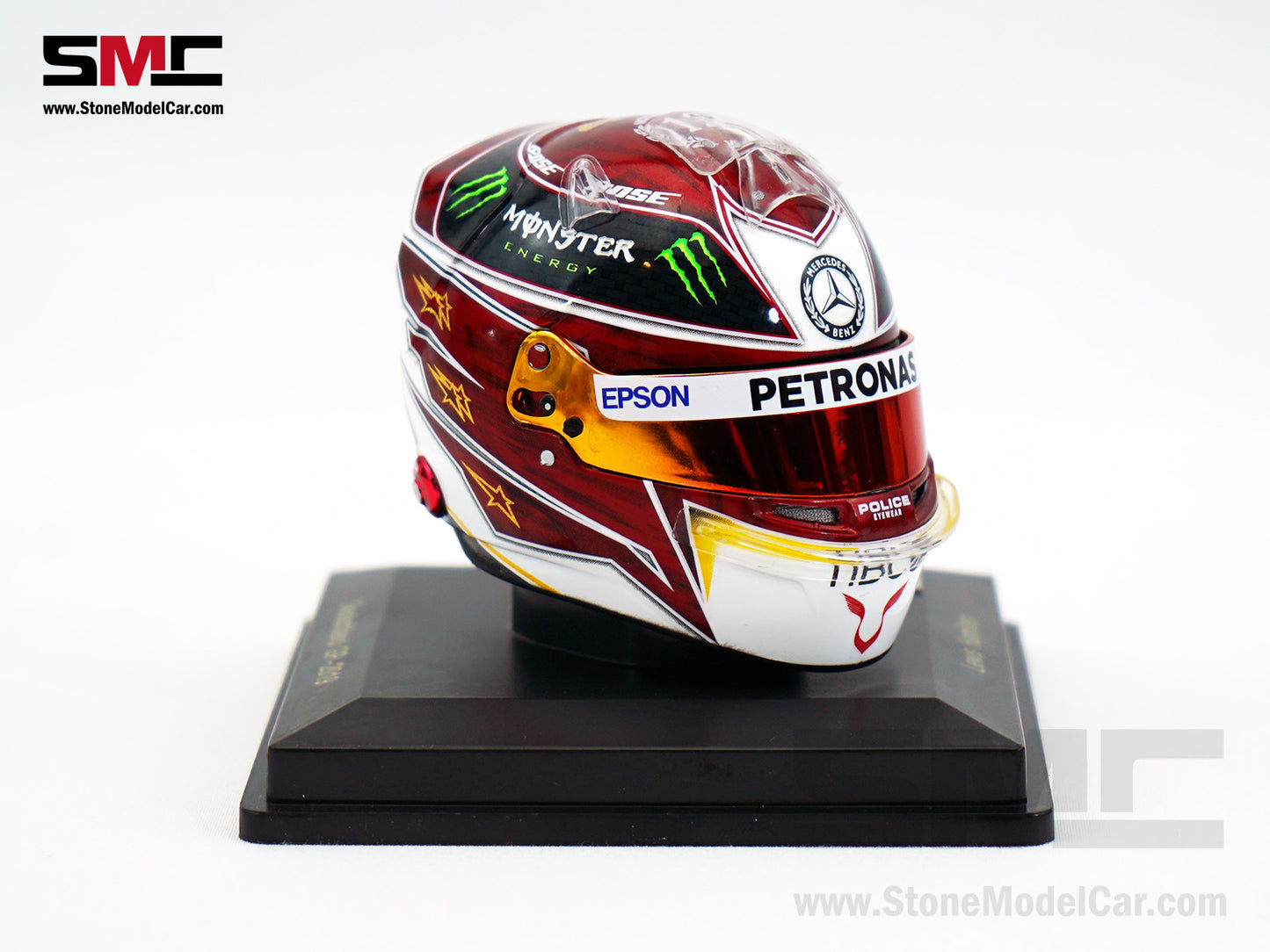 Mercedes F1 W10 #44 Lewis Hamilton German GP 2019 6x Times World Champion Spark 1:5 Helmet