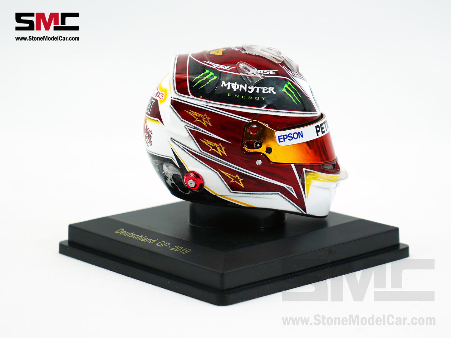 Mercedes F1 W10 #44 Lewis Hamilton German GP 2019 6x Times World Champion Spark 1:5 Helmet