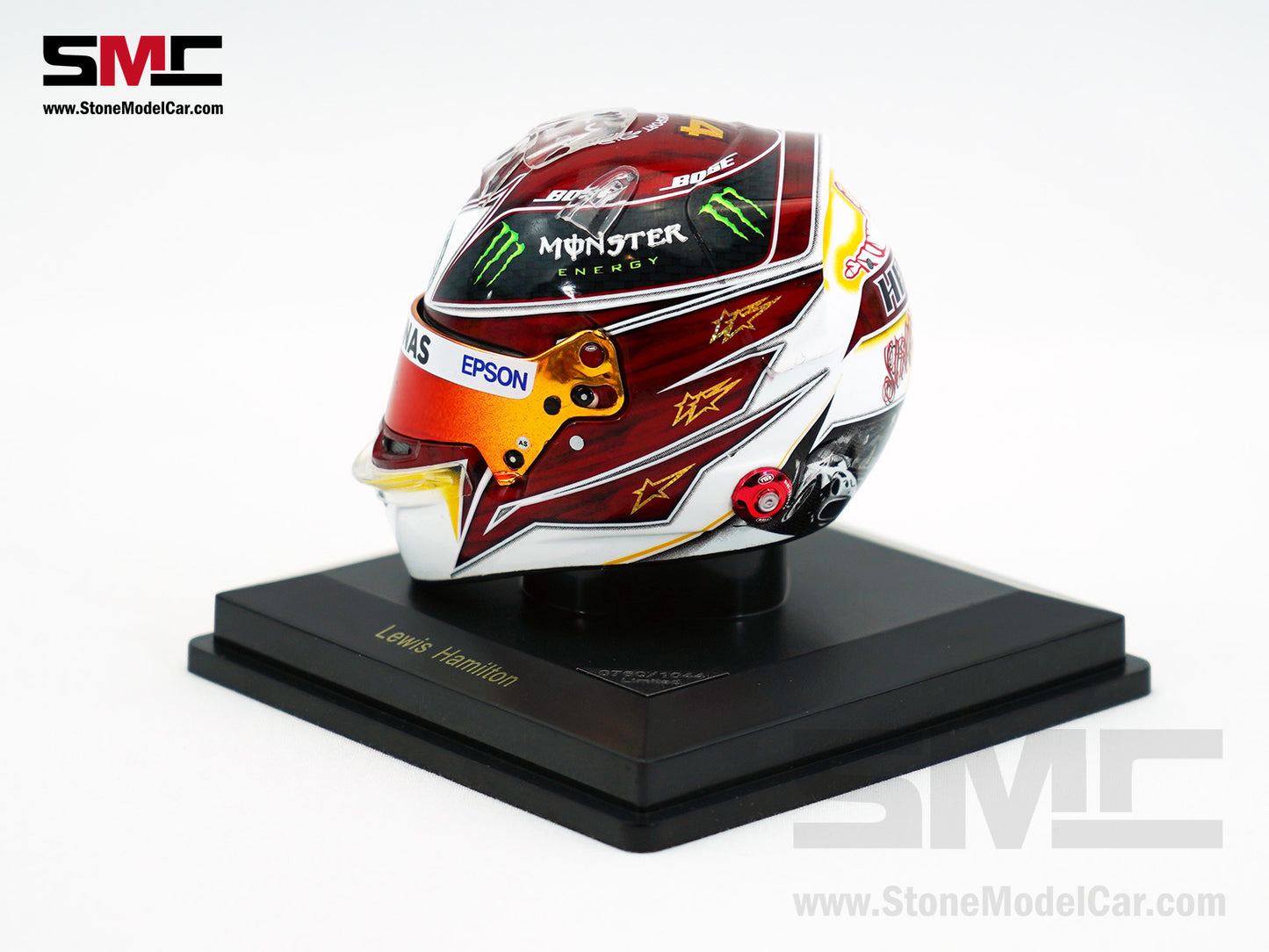 Mercedes F1 W10 #44 Lewis Hamilton German GP 2019 6x Times World Champion Spark 1:5 Helmet