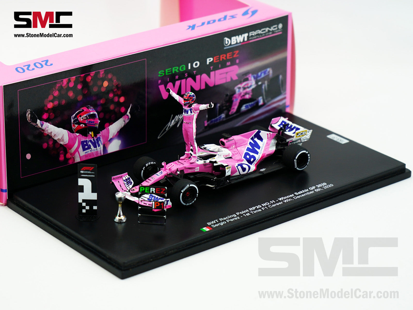 BWT Racing Point F1 RP20 #11 Sergio Perez Sakhir 2020 1st Career Win 1 ...