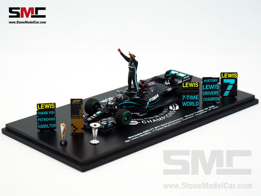 2020 7x World Champion Mercedes F1 W11 #44 Lewis Hamilton Turkey GP 1:43 Spark Figure Special Edition