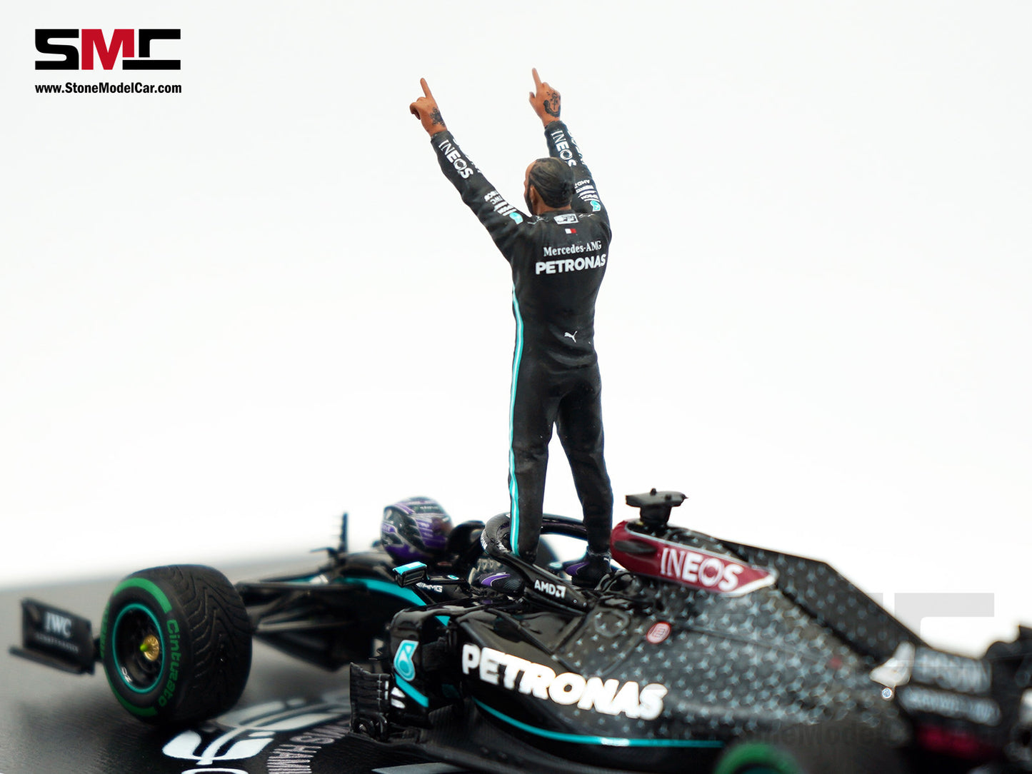 2020 7x World Champion Mercedes F1 W11 #44 Lewis Hamilton Turkey GP 1:43 Spark Figure Special Edition