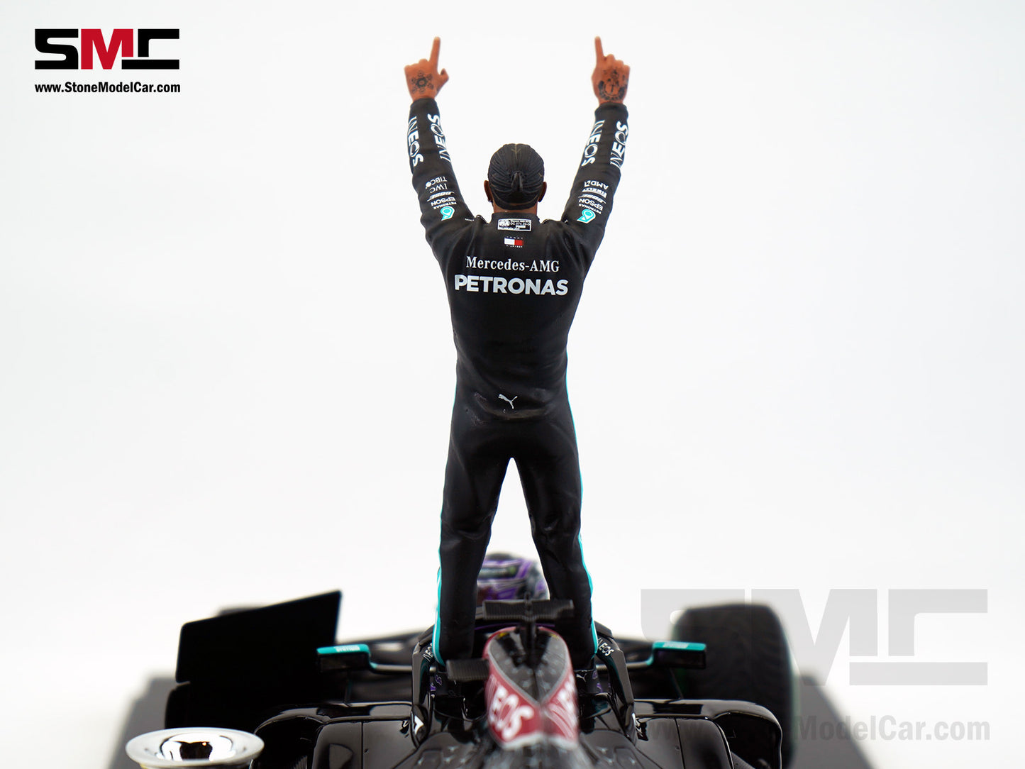 2020 7x World Champion Mercedes F1 W11 #44 Lewis Hamilton Turkey GP 1:18 Spark Figure Special Edition