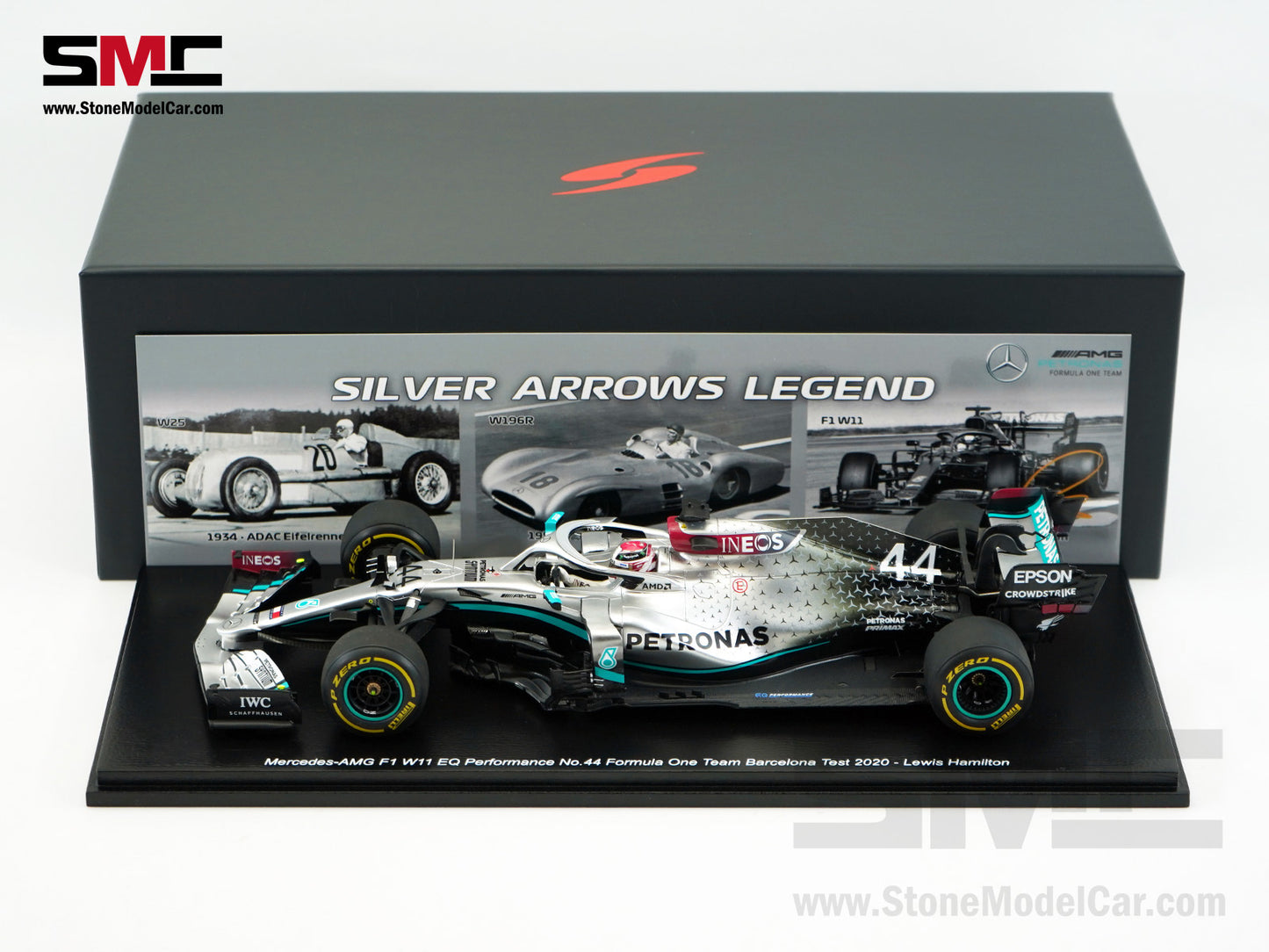 1:18 Scale. LEWIS HAMILTON #44. Mercedes-AMG PETRONIS F1 Team. W15 E Performance Bahrain GP 2024. - Diecast Models - Foto 3