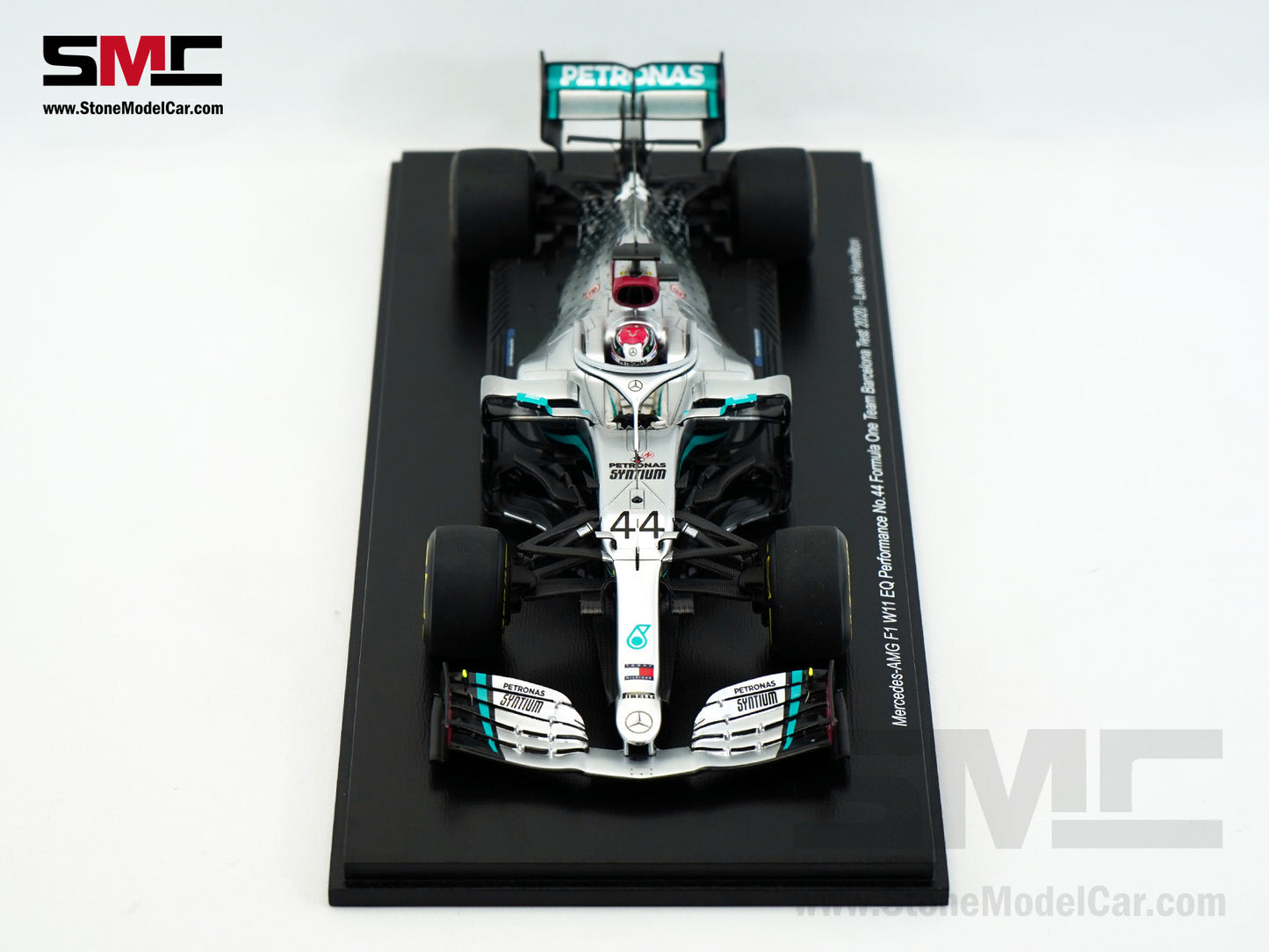 2020 7x World Champion Mercedes F1 W11 #44 Lewis Hamilton Barcelona Test 1:18 Spark 18S473S