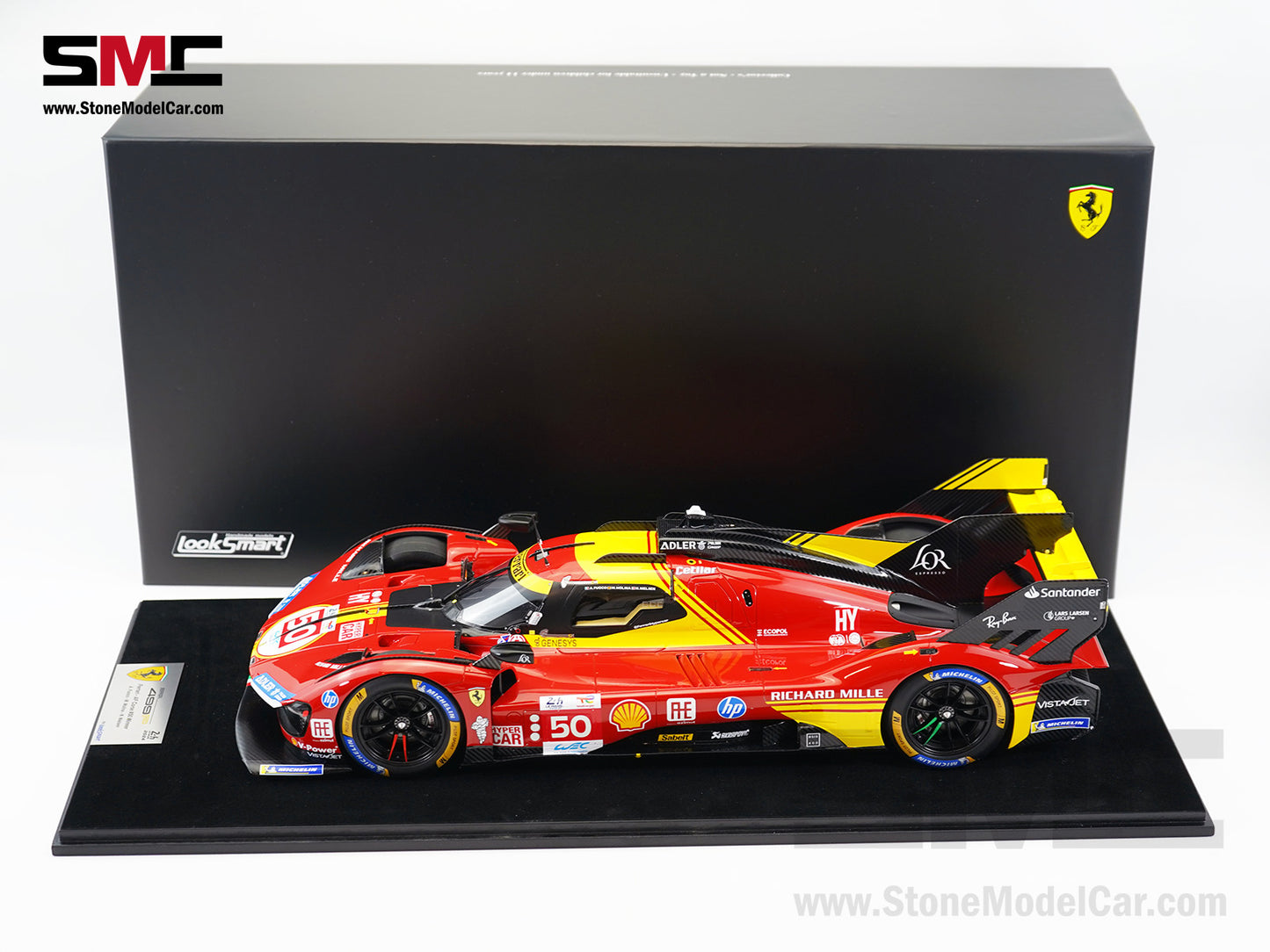 Ferrari 499P #50 AF CORSE Winner 24H Le Mans 2024 Looksmart 1:12 LS1211