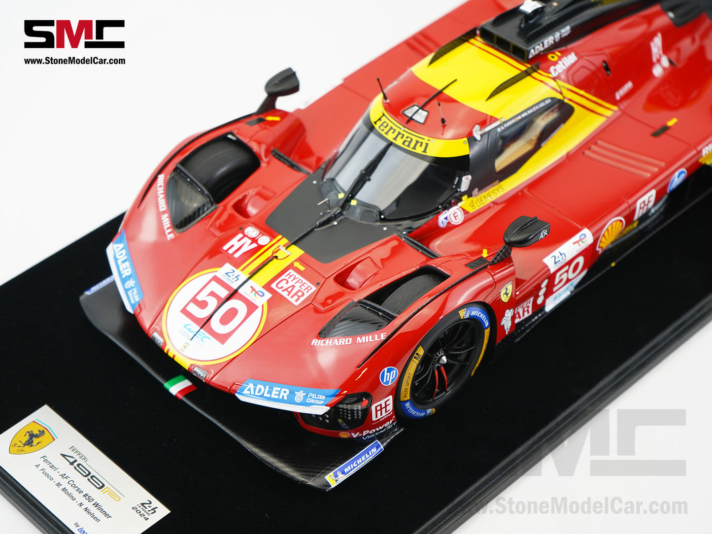 Ferrari 499P #50 AF CORSE Winner 24H Le Mans 2024 Looksmart 1:12 LS1211