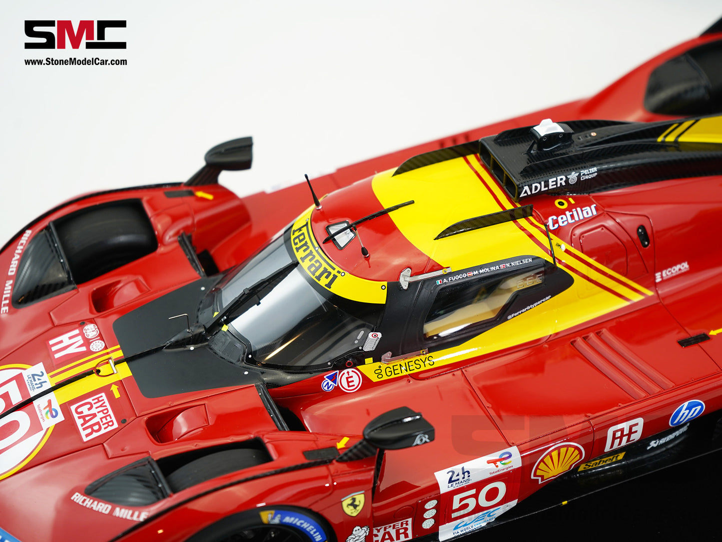 Ferrari 499P #50 AF CORSE Winner 24H Le Mans 2024 Looksmart 1:12 LS1211