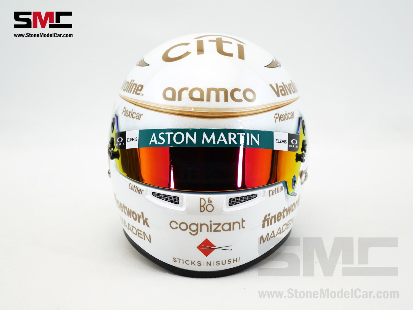 Aston Martin F1 AMR25 #14 Fernando Alonso Chinese GP 2025 BELL 1:2 Miniature Helmet