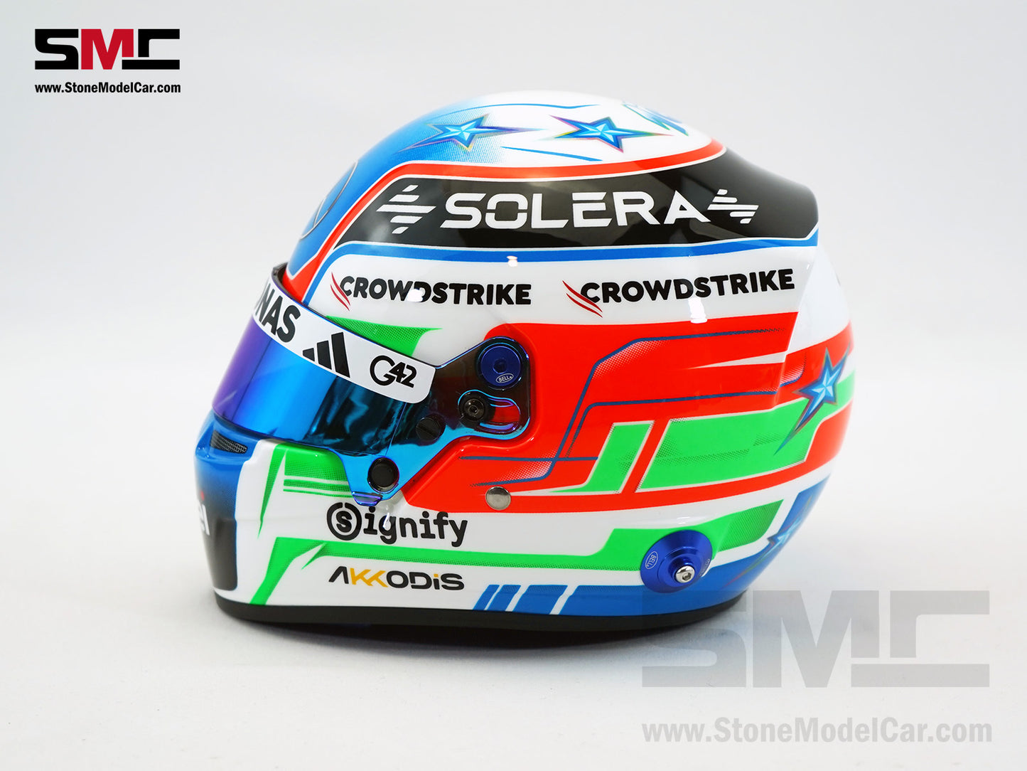 Mercedes F1 W16 #12 Kimi Antonelli Australian GP 2025 1st Career Point BELL 1:2 Miniature Helmet