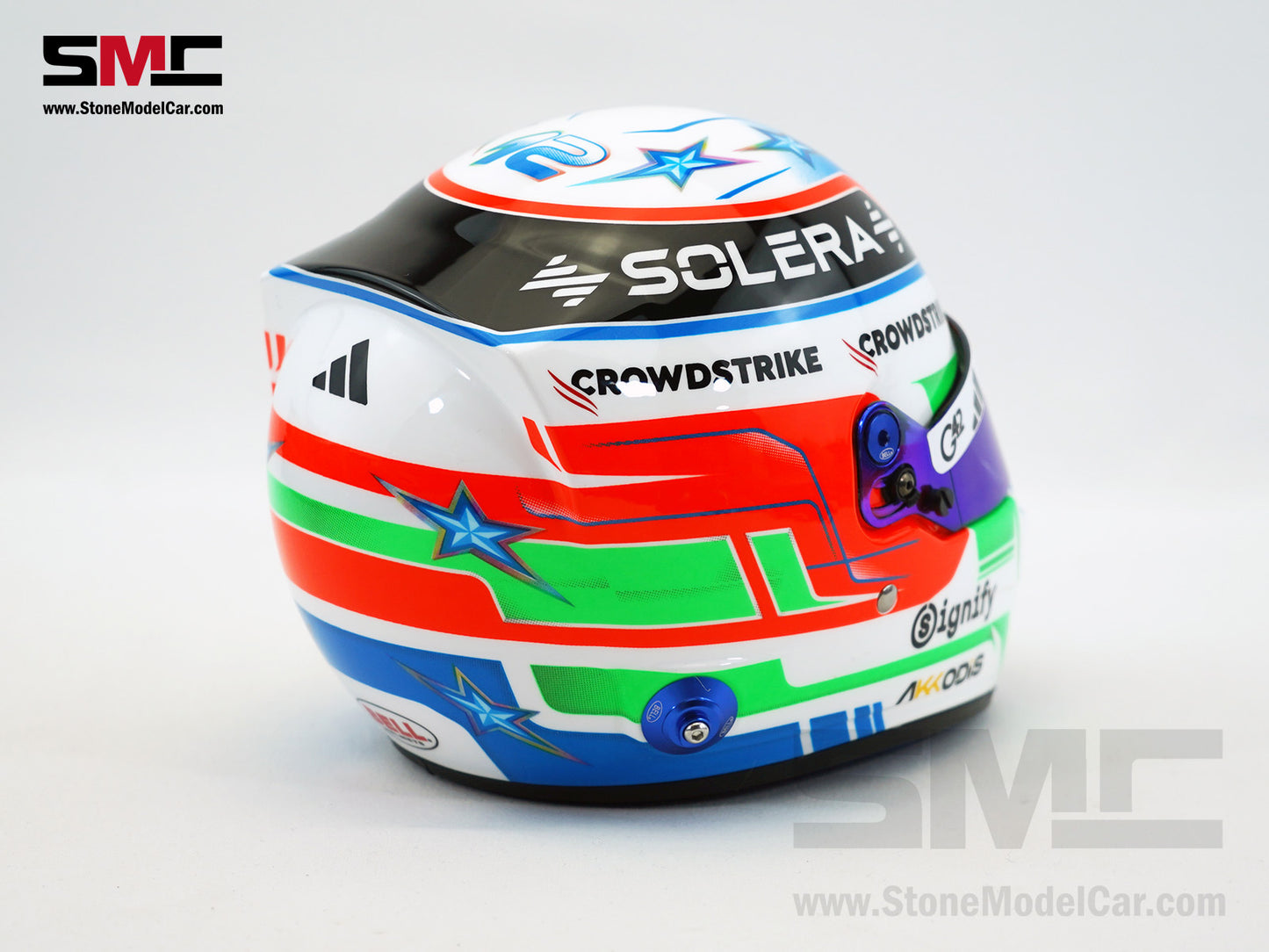 Mercedes F1 W16 #12 Kimi Antonelli Australian GP 2025 1st Career Point BELL 1:2 Miniature Helmet
