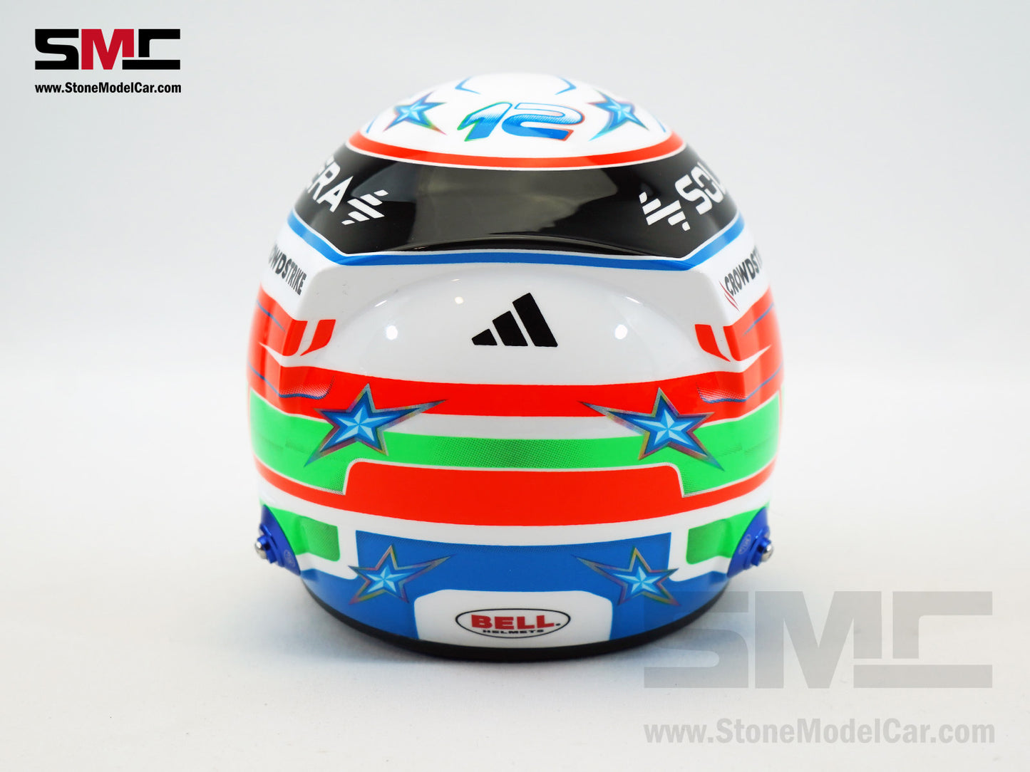 Mercedes F1 W16 #12 Kimi Antonelli Australian GP 2025 1st Career Point BELL 1:2 Miniature Helmet